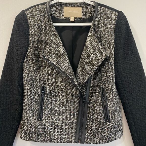 Banana Republic Tweed Moto Jacket - Picture 6 of 9